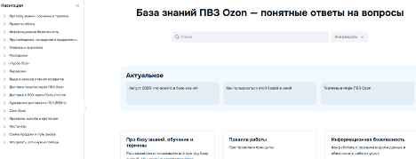 В обучение важно погрузить своих сотрудников ПВЗ Ozon