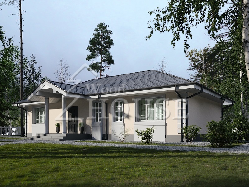 Наш проект на сайте: https://wood-house.su/projects/dom-iz-bloka-047/