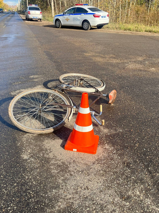    В Кирово-Чепецке водитель иномарки сбил велосипедиста