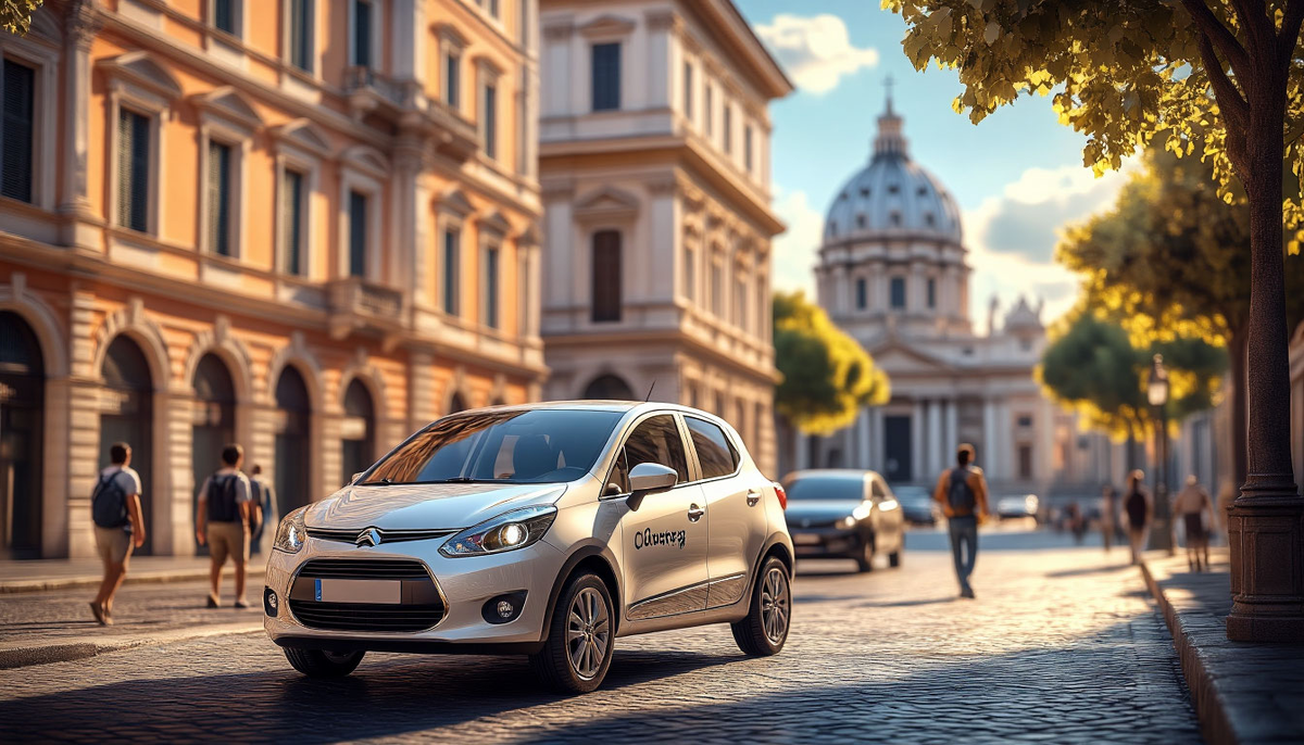 Каршеринг в Риме