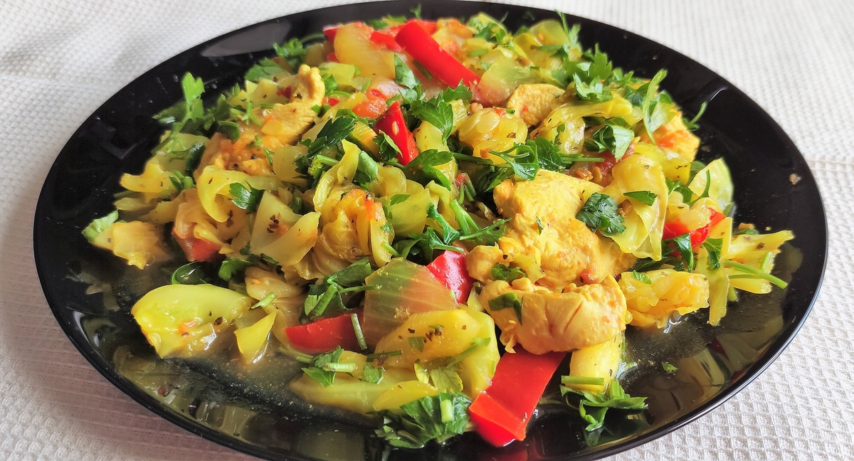 Мой любимый пример от Марии Б.: птица, овощи, специи, полезное масло. Идеальный ужин! 