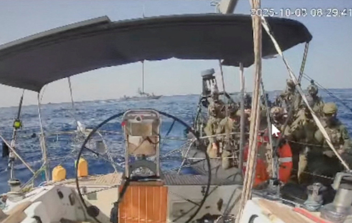 Global Sumud Flotilla/Handout via REUTERS