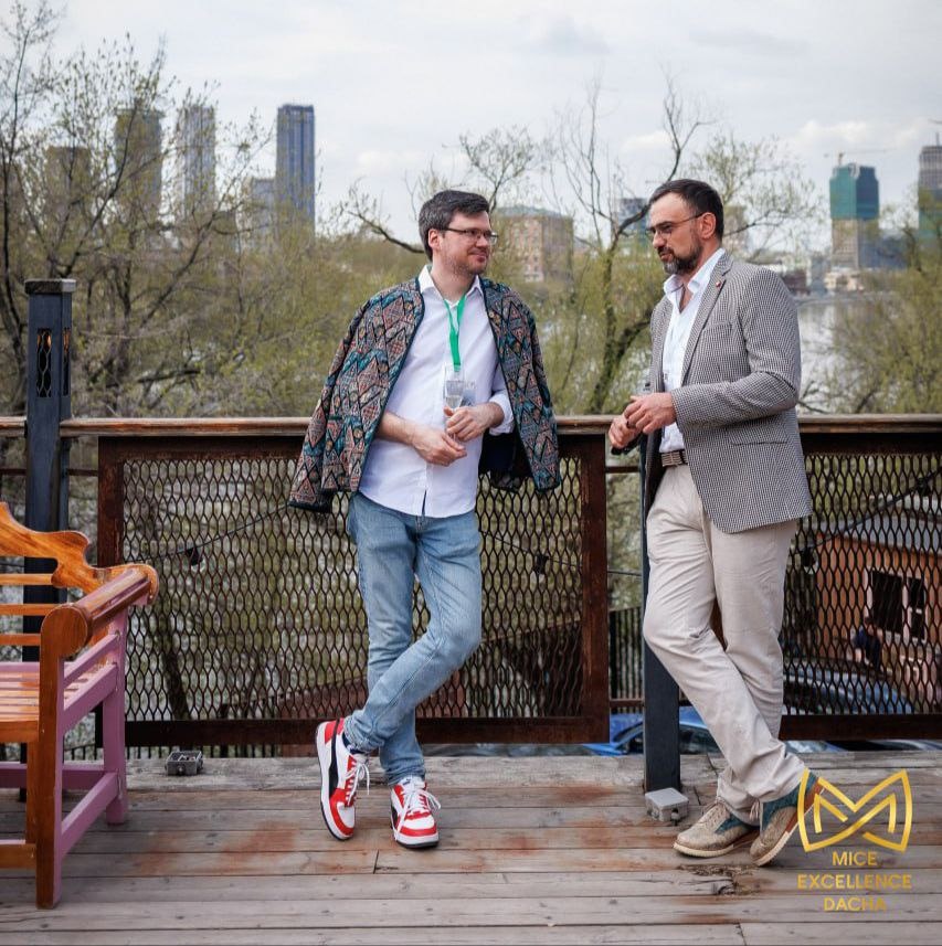 Станислав Грушевский и Иван Осипов на мероприятии MICE Excellence