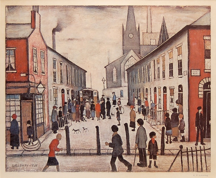 Лоуренс Стивен Лаури, английский художник того времени