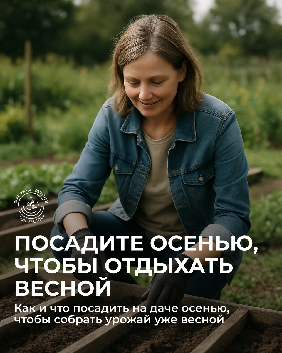 Что посадить осенью, чтобы не хлопотать весной?