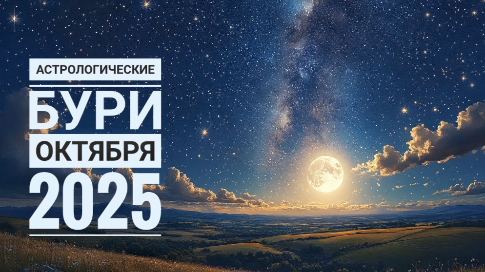 Основные астрологические события Октябрь 2025