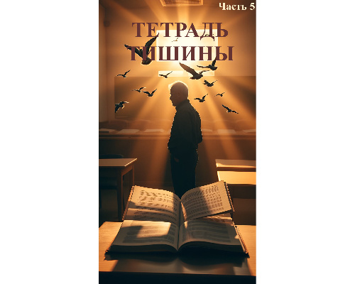 Психологическая драма о мужчине, учителе литературы, потерявшем слух. Он продолжает вести уроки, несмотря на боль и отчуждение. Для него слова — это птицы за стеклом: видит их, но не слышит. Его преследуют воспоминания о том, как он потерял слух, жалость коллег, конфликты с директором. Дома он ведёт «тетрадь тишины», куда записывает то, что не может услышать.
Ученики становятся его зеркалом и опорой: они помогают ему снова почувствовать жизнь слов, даже без звука. Роман — о борьбе, отчаянии, силе литературы и о том, что слышать можно сердцем.