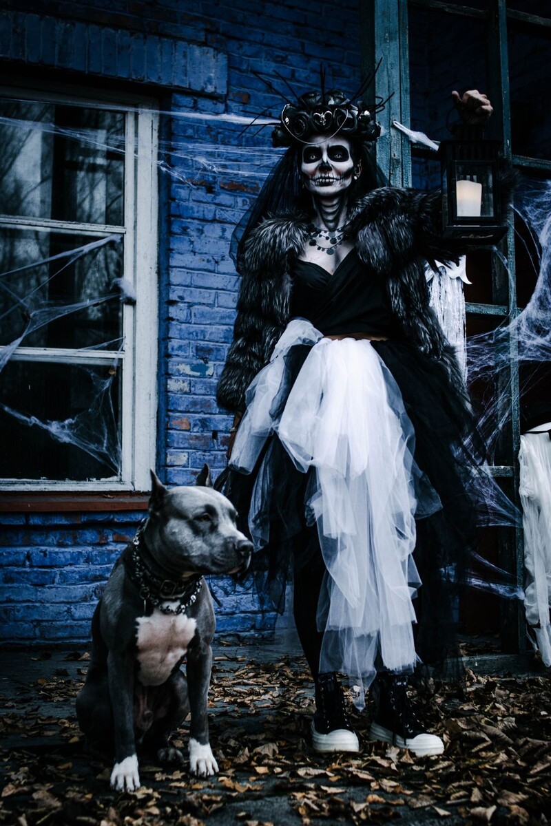 Макияж и наряд на Хэллоуин