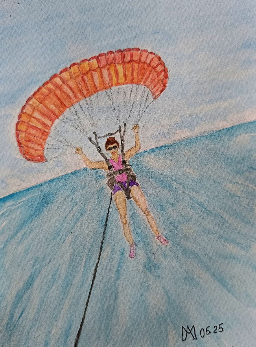 На тему "ветер в крыльях" - аж два арта. Этот и следующий. И отлично подходят.