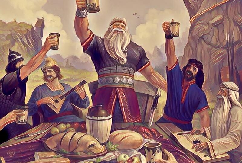 Великий пир в честь поражения. Умный ход князя Владимира.