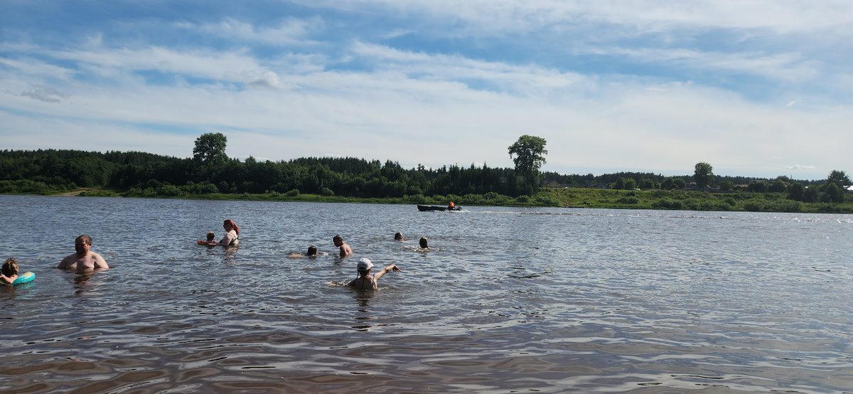 Вологодская область, г.Тотьма, река Сухона