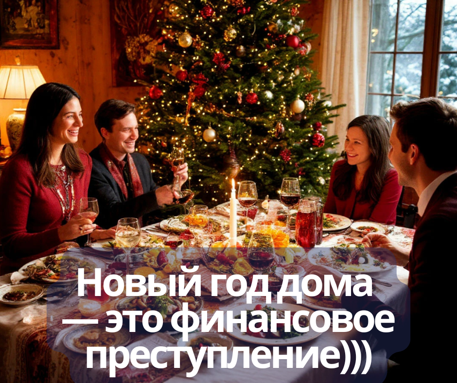 Почему праздновать Новый год дома — это финансовое преступление против самого себя!!!