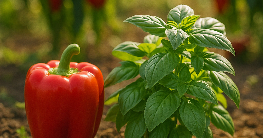 Перец и базилик по-японски: секрет дружбы на грядке
