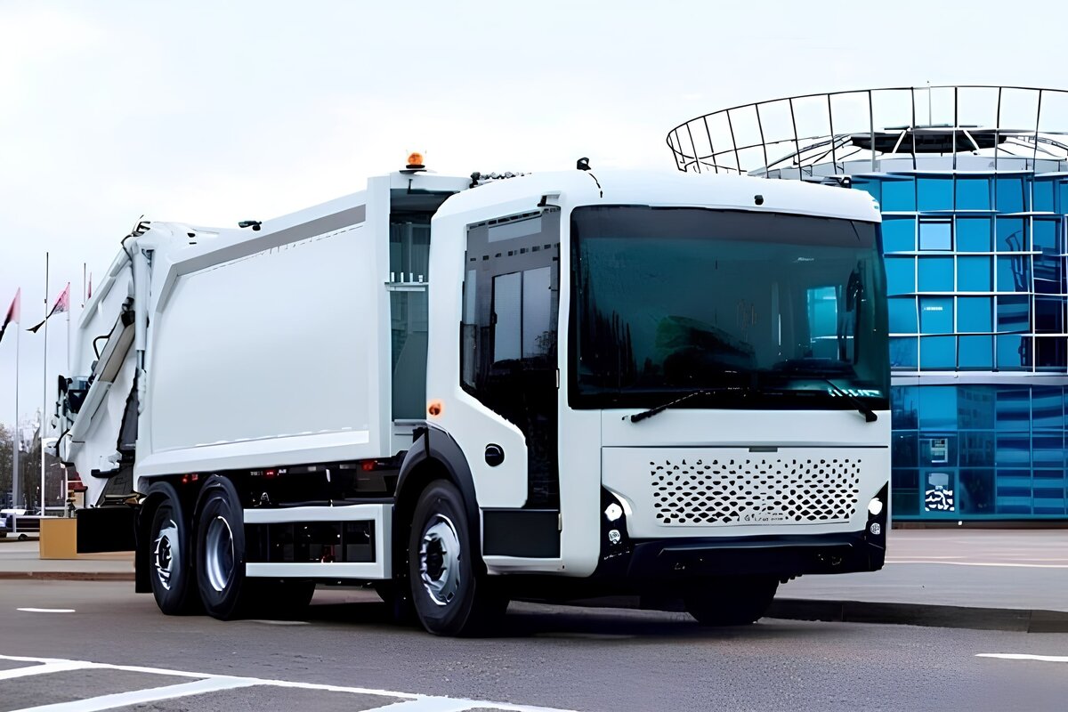 Электрический мусоровоз МАЗ-692E55