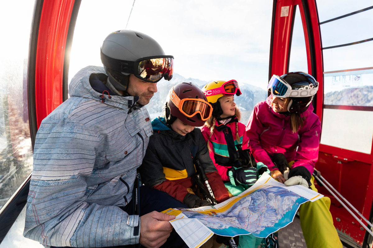 Семейный курорт Серфаус в австрийском Тироле