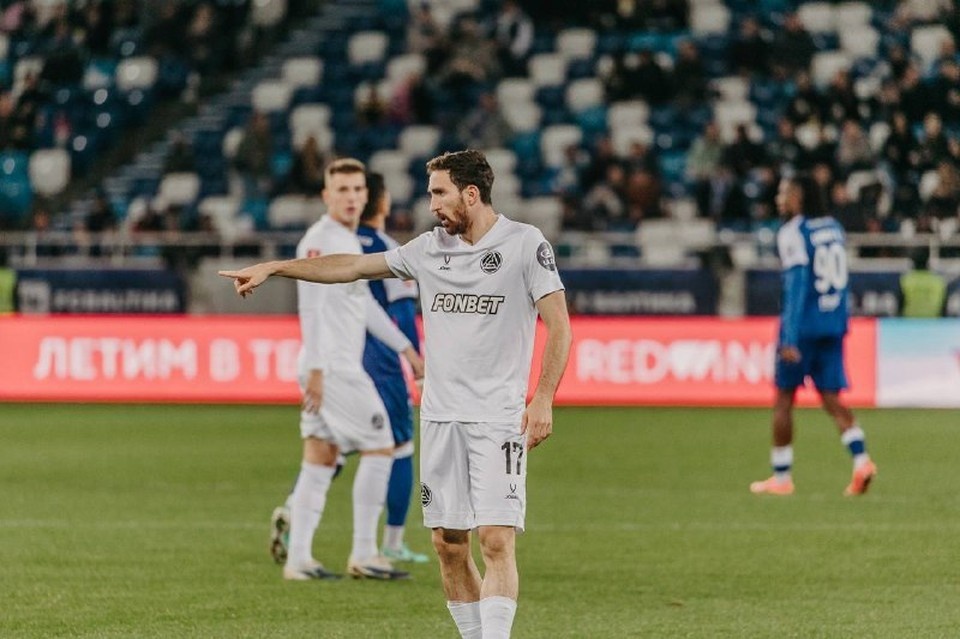    Солтмурад Бакаев выступает за «Акрон» с 2024 года Фото: ФК «Акрон» (Тольятти)