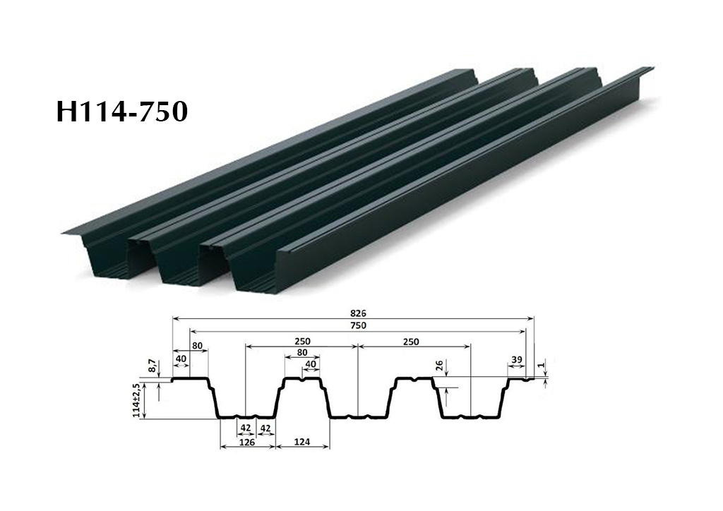 Профнастил Н114 807/750 от ВекторСталь