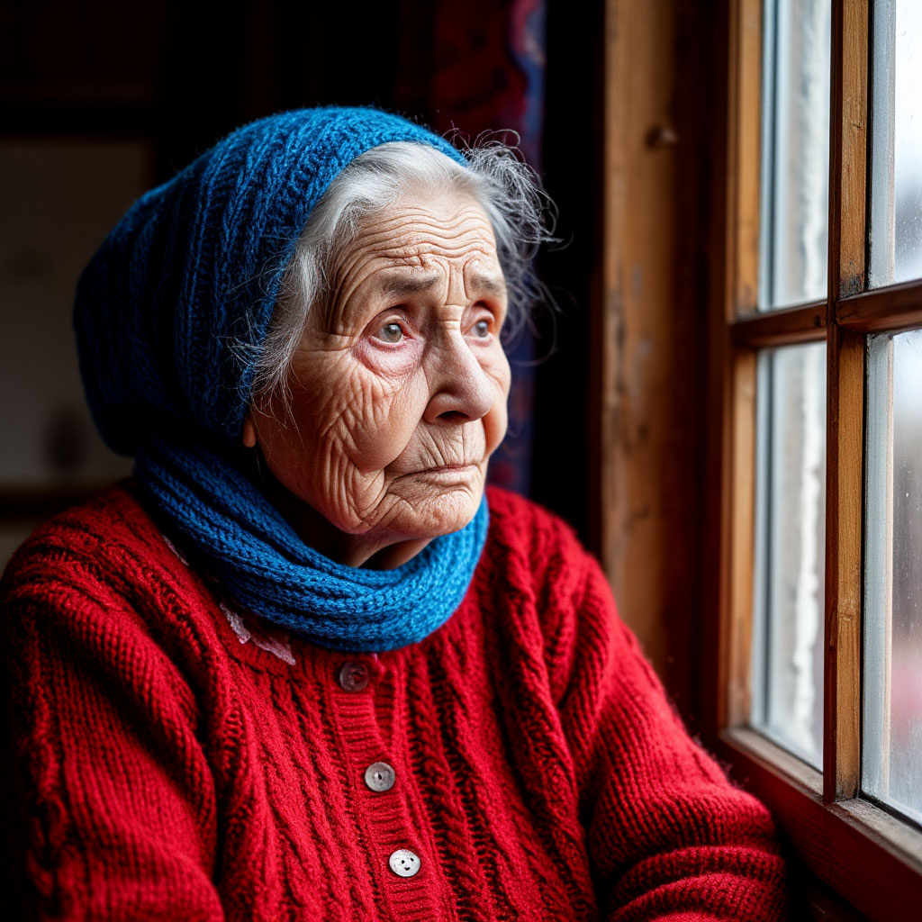 Покинутая старушка