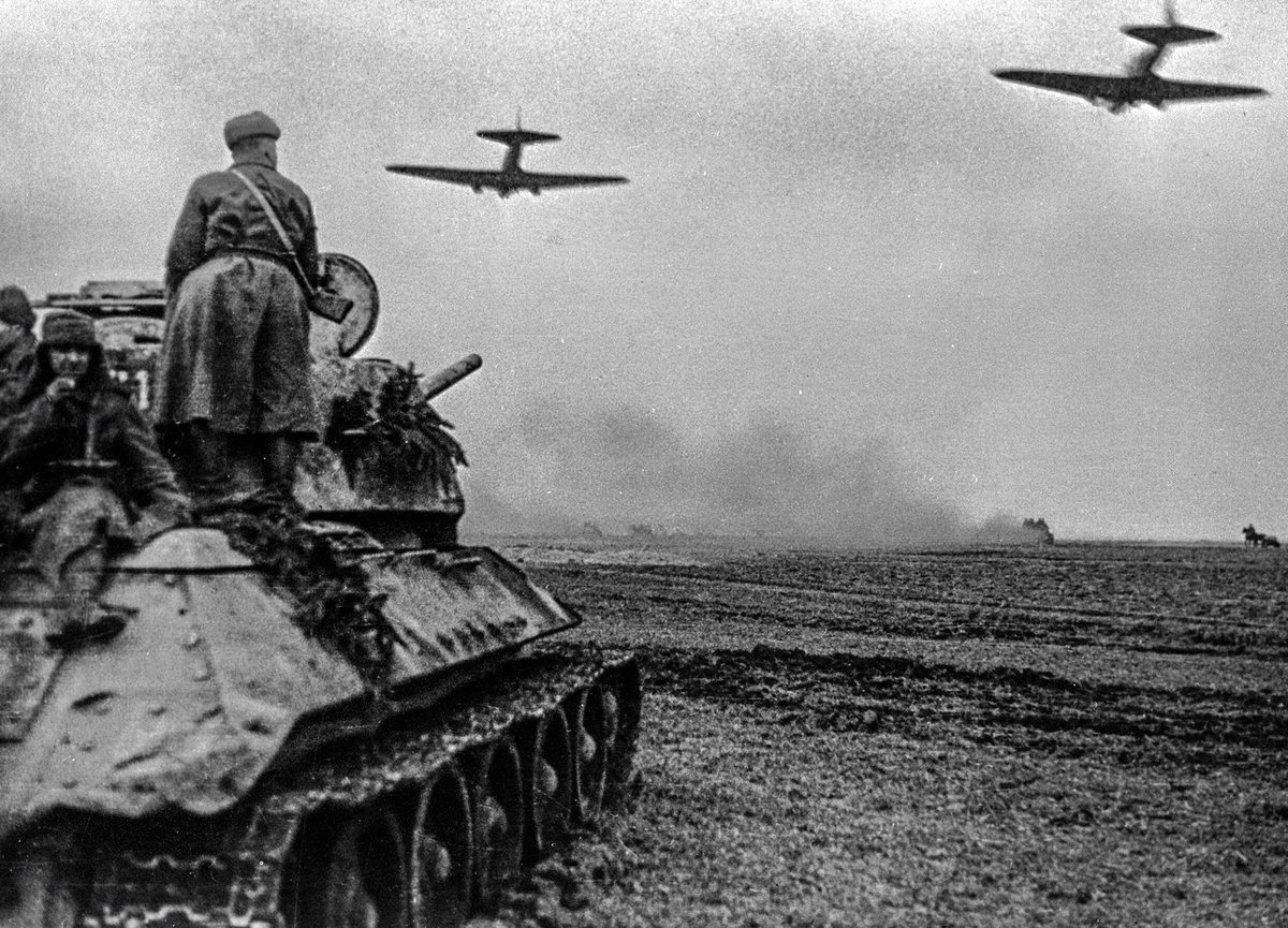 Бой в районе Бреслау. Фото: © РИА "Новости" / Тимофей Мельник