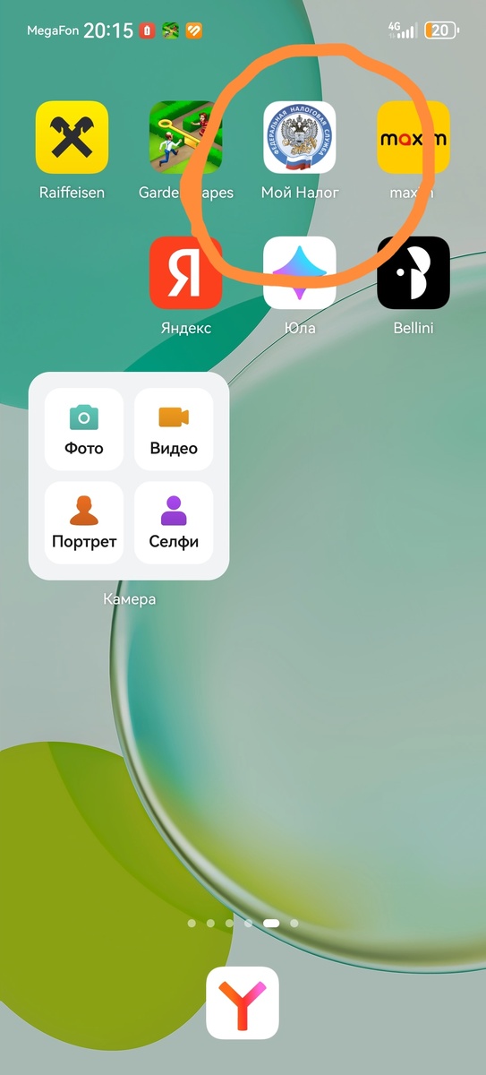 Приложение Мой налог