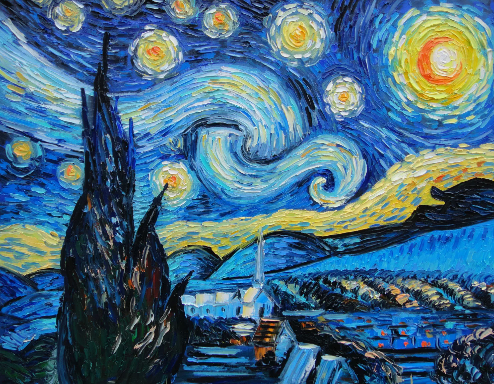 В.Ван Гог. Звездная  ночь.