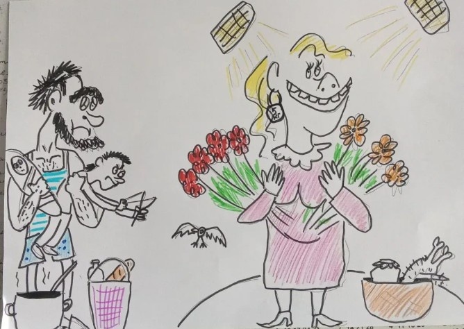 Шарж от Гюльчатай 