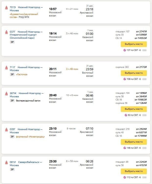     Источник: «Яндекс. Расписания»