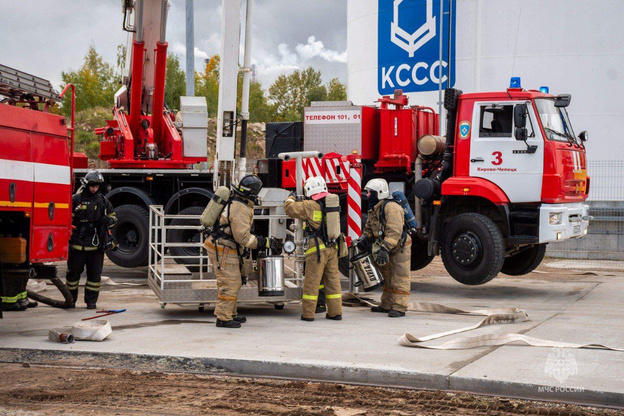    В Кирово-Чепецке отработали действия при аварийной ситуации на предприятии