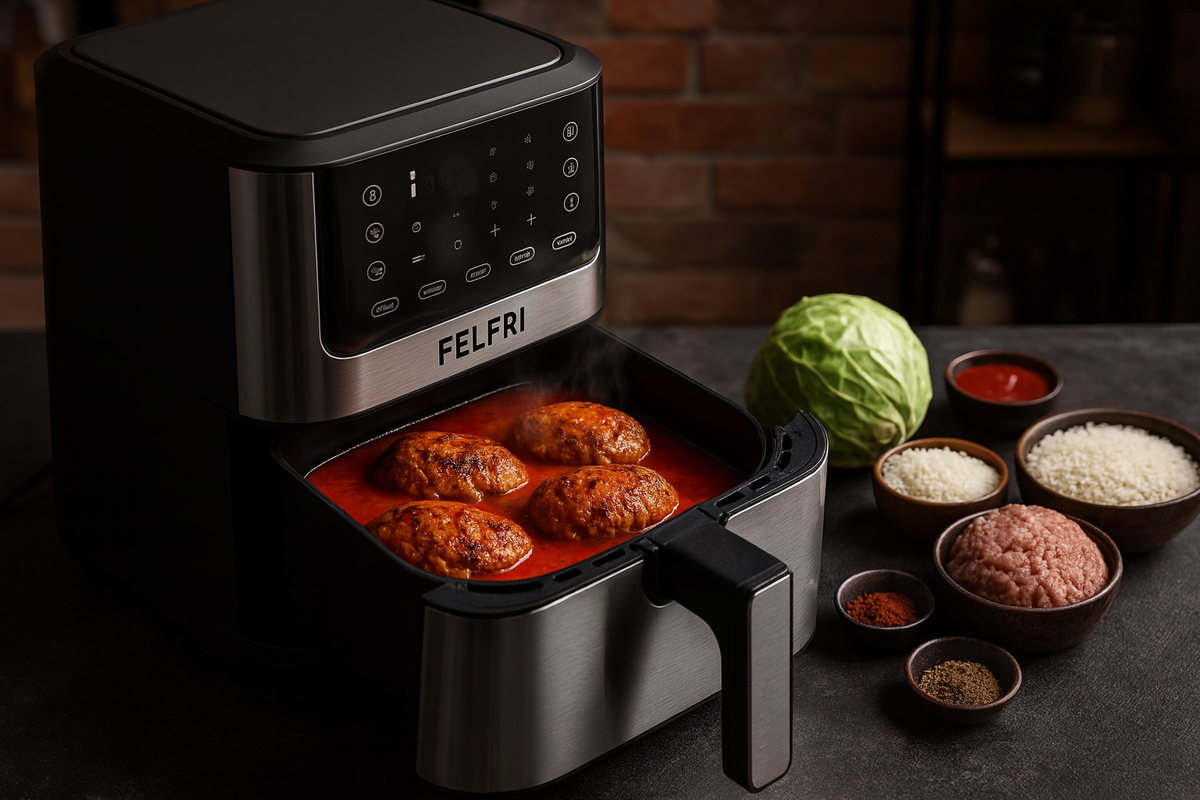 Ленивые голубцы в аэрогриле