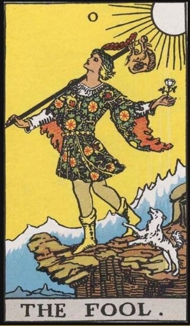 Карта таро «Шут» из колоды Райдера-Уэйта