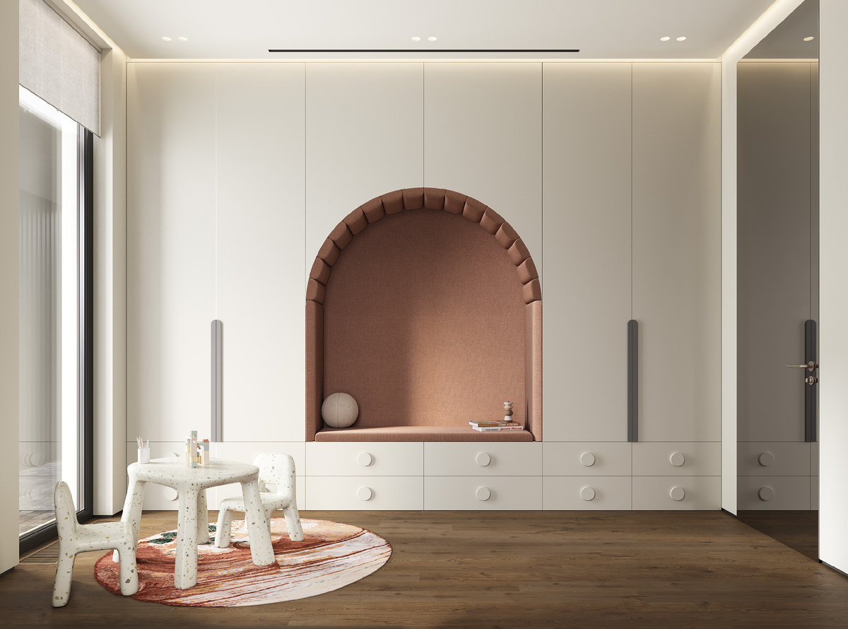 Дизайн интерьера детской от студии Homespro. Дизайнер Валерия Барг