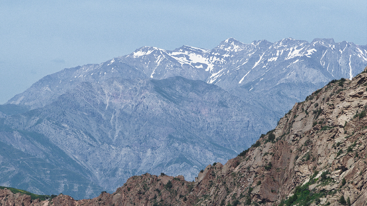 Вид с канатной дороги Чимган