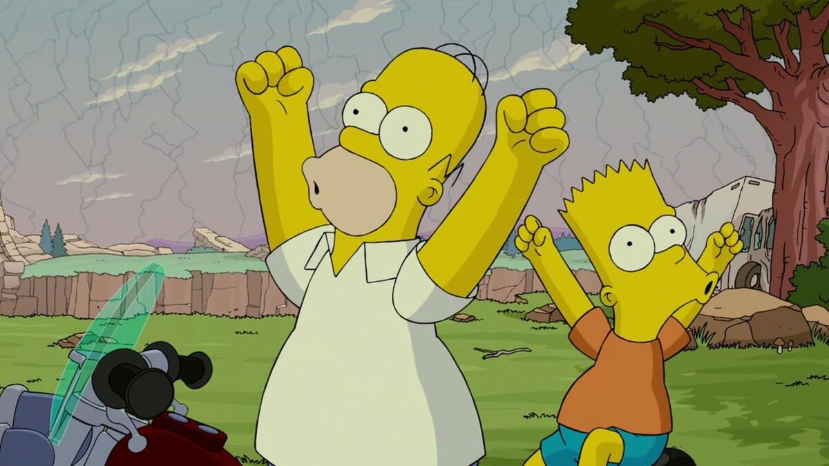    Кадр из мультфильма "Симпсоны в кино"