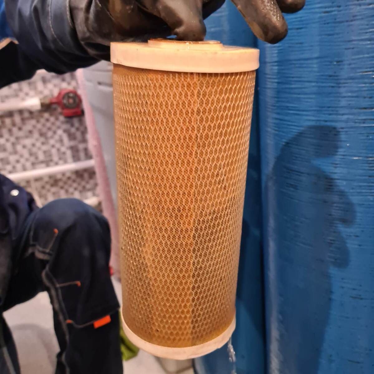 Замена картриджного фильтра