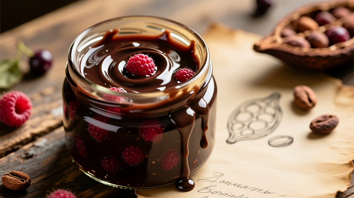 Малиново-шоколадное варенье
