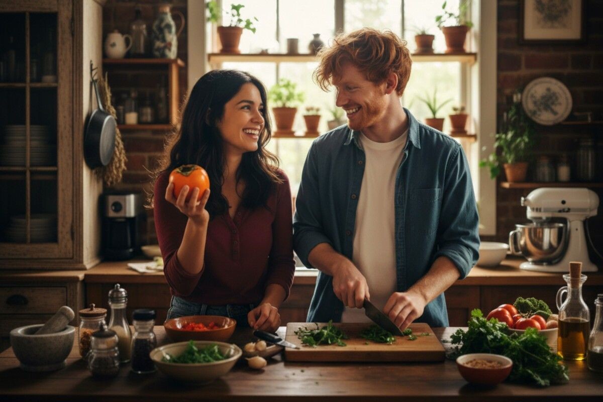 Мы справились со смородиной, кабачками, тыквой. Наступил сезон хурмы. Справимся и с ней. Источник: нейросеть📷
