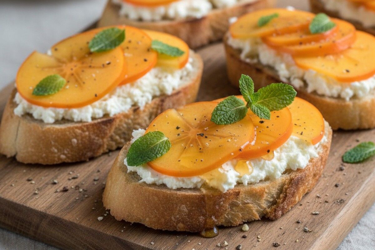 Брускетта — быстрый завтрак или перекус. Подсушите хлеб, намажьте творожным сыром, добавьте фрукты, зелень, каплю меда. Источник: нейросеть📷
