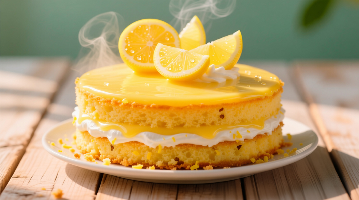 Лимонный торт