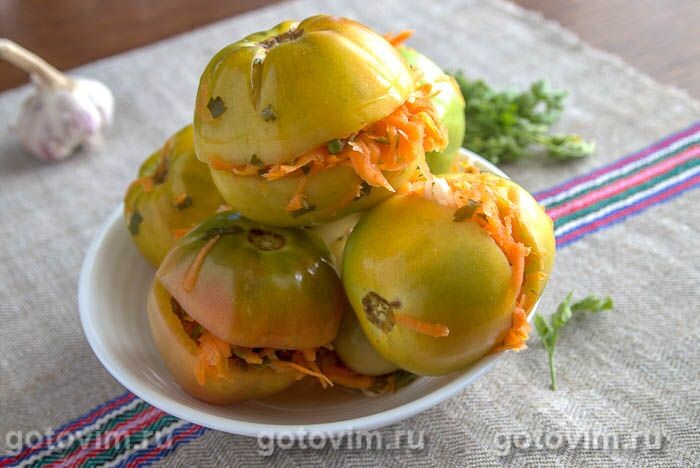 Как готовить 🍅 зеленые помидоры на зиму +3 рецепта
