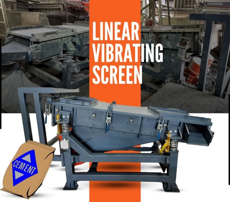 Вибрационное сито для просеивания цемента