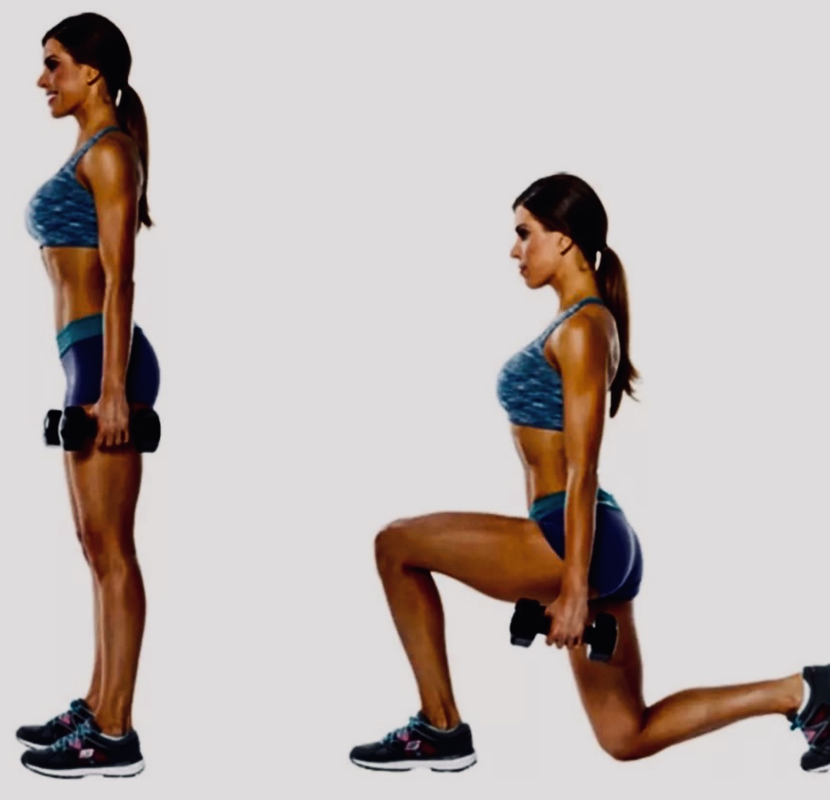 Наглядный пример выполнения выпадов.