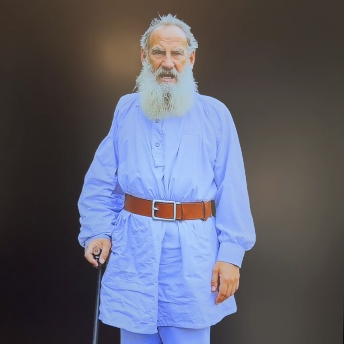 В библиотеке. Моё почтение, Лев Николаевич