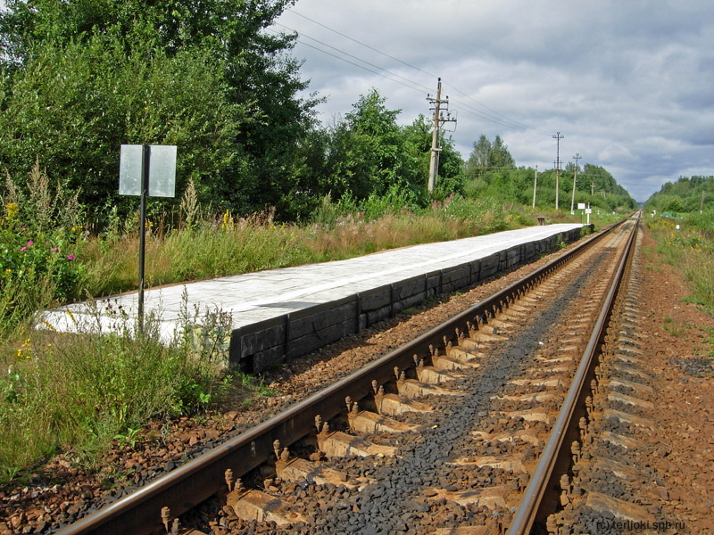 Платформа 72 км. Вид со стороны Приветненского