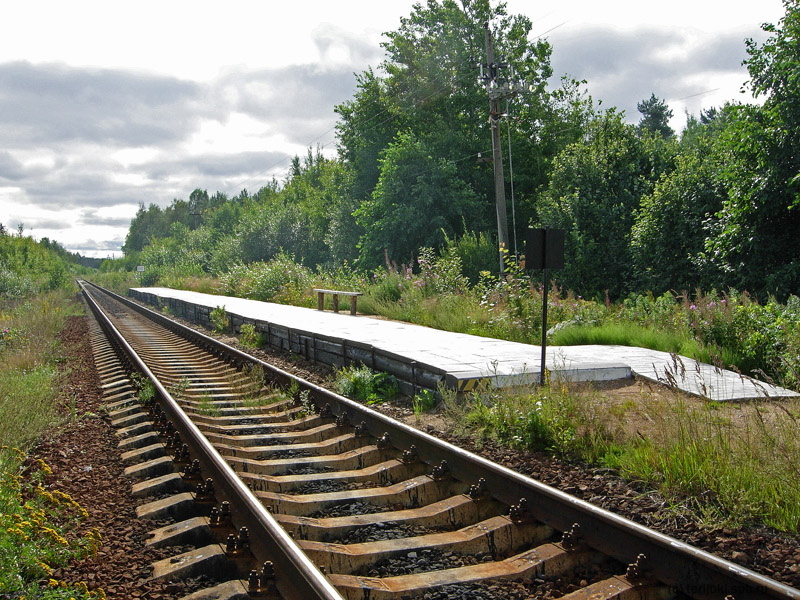 Платформа 72 км. Вид со стороны Местерьярви