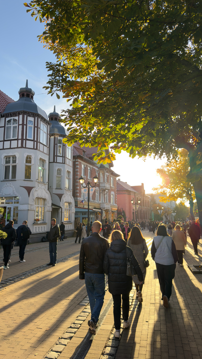 Золотая осень в Зеленоградске