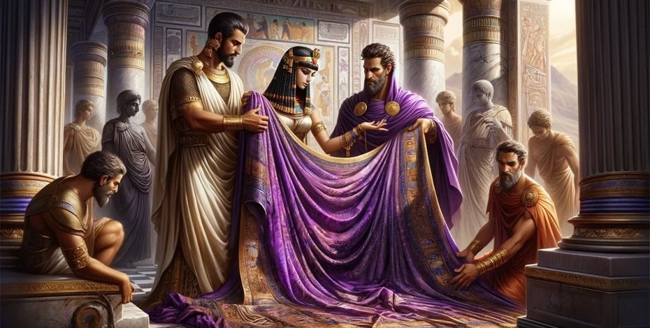 Фиолетовый цвет -  символ власти ( фото из открытых источников)