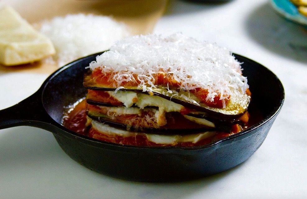 Запеканка из баклажанов.