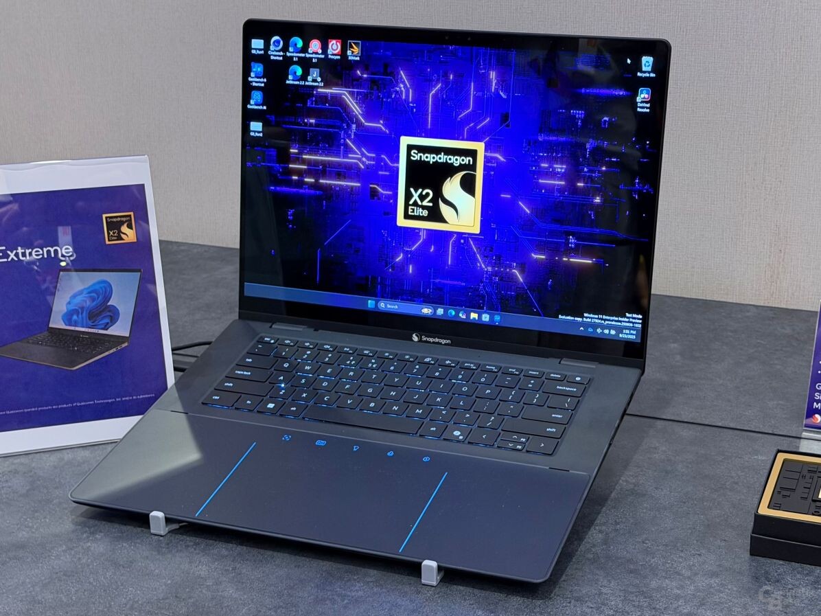 концепт ноутбука на Qualcomm Snapdragon X2 Elite Extreme