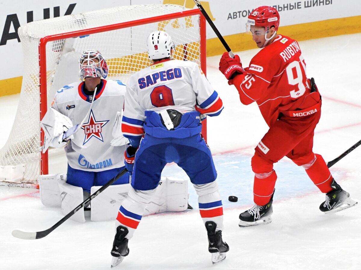    Хоккей. КХЛ. "Спартак" (Москва) - СКА (Санкт-Петербург)© РИА Новости / Сергей Гунеев