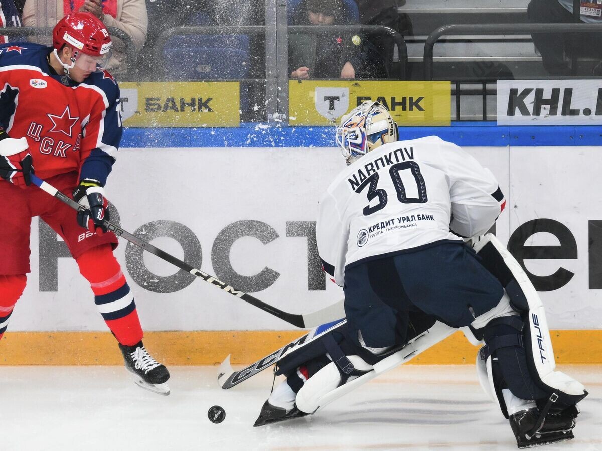    Хоккей. КХЛ. Матч ЦСКА - "Металлург Мг"© РИА Новости / Владимир Астапкович